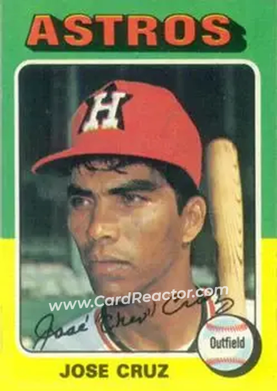1975 Topps #514 - Jose Cruz - Houston Astros - Front 1975 Topps #514 - Jose Cruz - Houston Astros - Front
