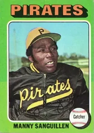 1975 Topps #515 - Manny Sanguillen - Pittsburgh Pirates