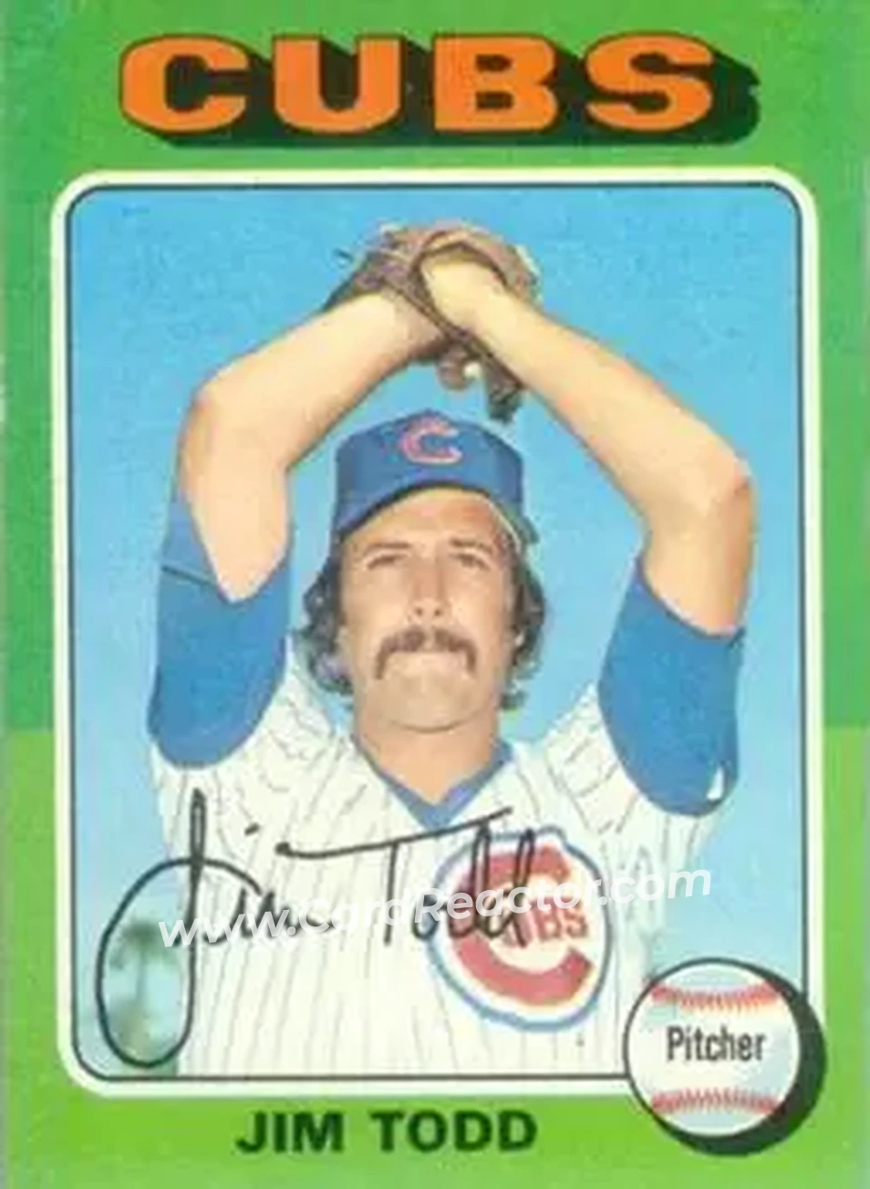 1975 Topps #519 - Jim Todd - Chicago Cubs - Front