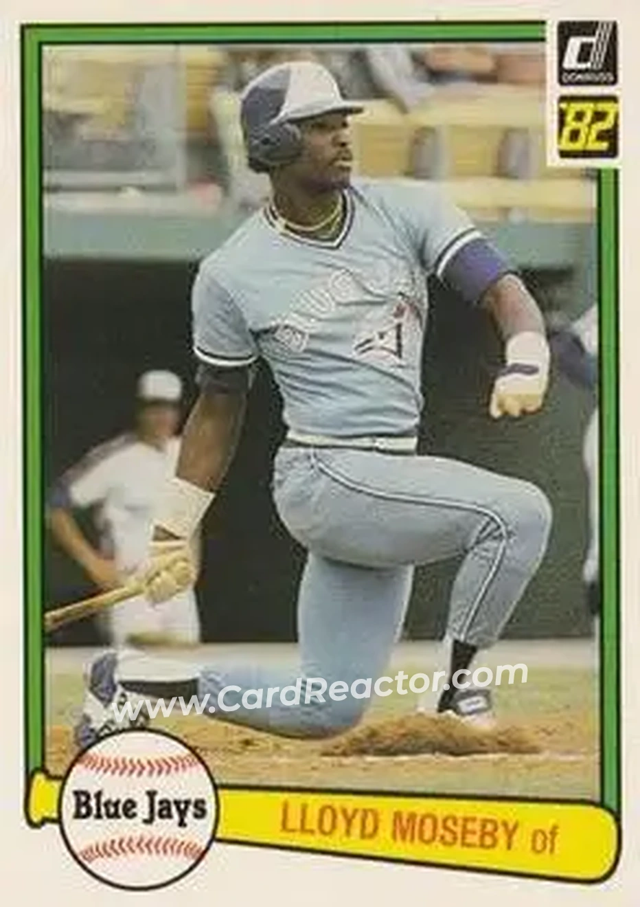 1982 Donruss #129 - Lloyd Moseby - Toronto Blue Jays - Front