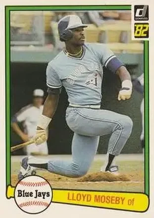 1982 Donruss #129 - Lloyd Moseby - Toronto Blue Jays 1982 Donruss #129 - Lloyd Moseby - Toronto Blue Jays