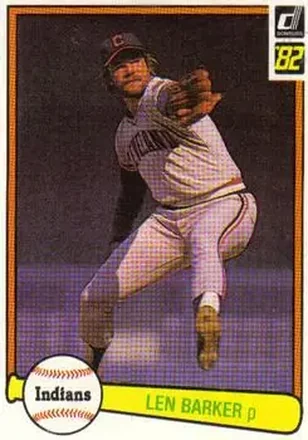 1982 Donruss #137 - Len Barker - Cleveland Indians