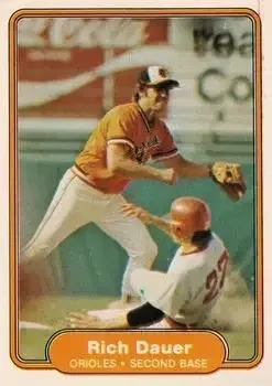 1982 Fleer feature card