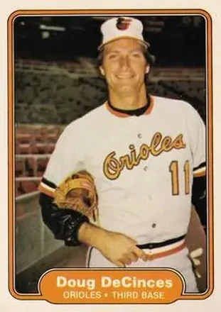 1982 Fleer #162 - Doug DeCinces - Baltimore Orioles 1982 Fleer #162 - Doug DeCinces - Baltimore Orioles