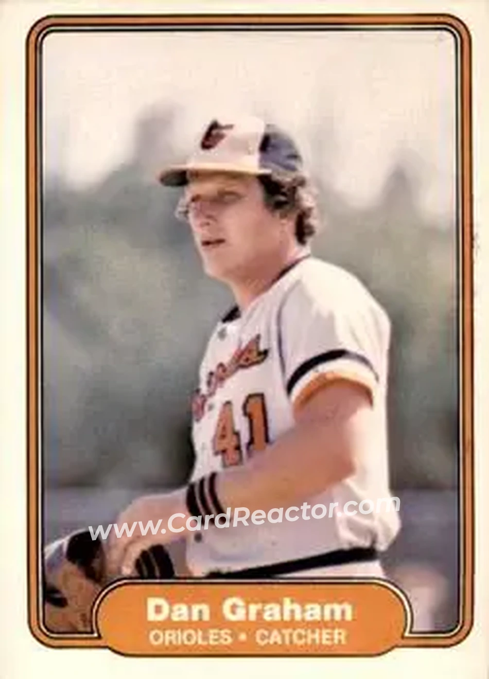 1982 Fleer #167 - Dan Graham - Baltimore Orioles