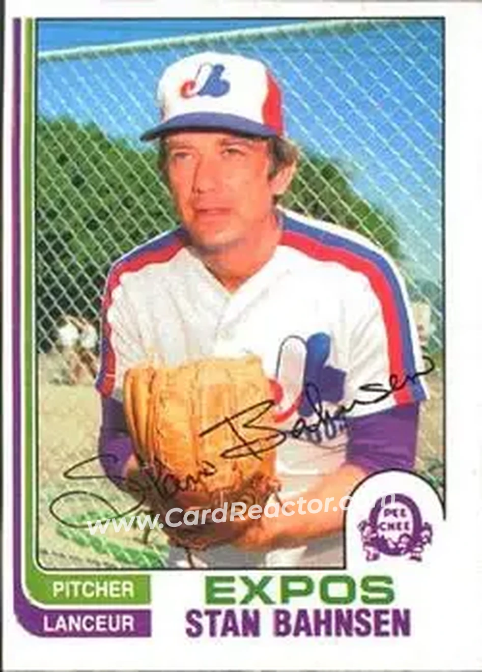 1982 O-Pee-Chee #131 - Stan Bahnsen - Montreal Expos - Front