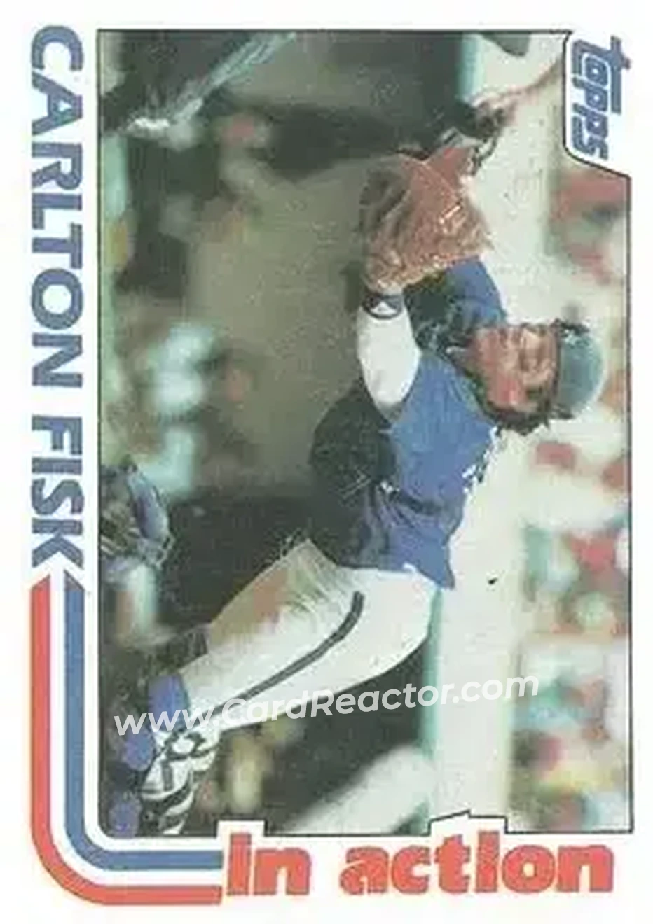 1982 Topps #111 - Carlton Fisk - Chicago White Sox - Front 1982 Topps #111 - Carlton Fisk - Chicago White Sox - Front