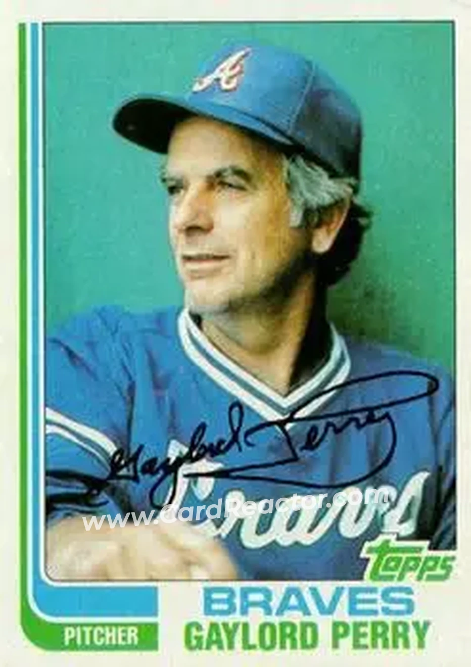 1982 Topps #115 - Gaylord Perry - Atlanta Braves - Front
