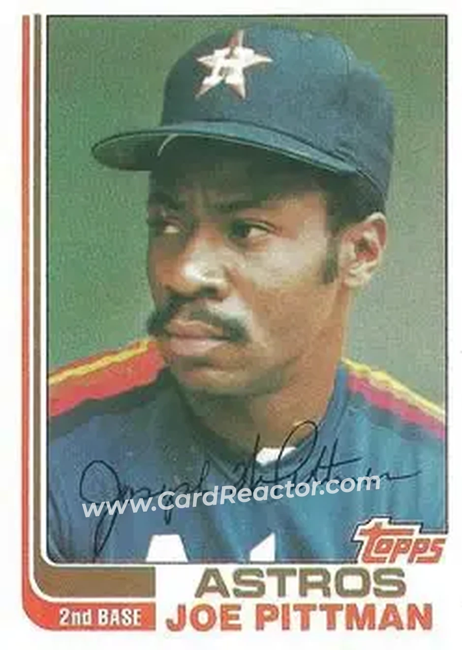 1982 Topps #119 - Joe Pittman - Houston Astros