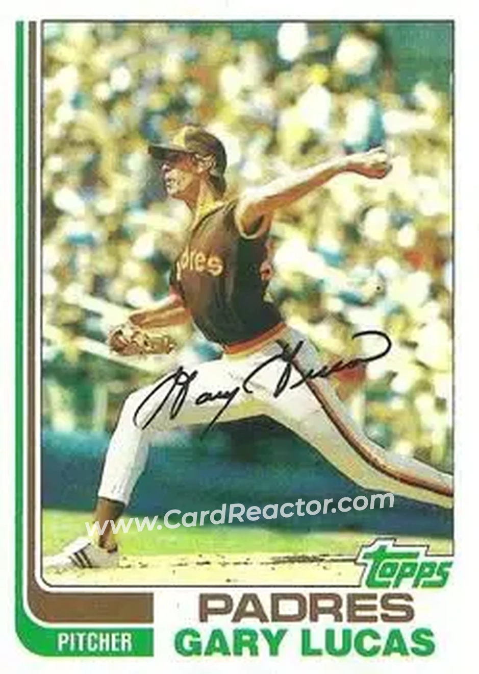 1982 Topps #120 - Gary Lucas - San Diego Padres - Front