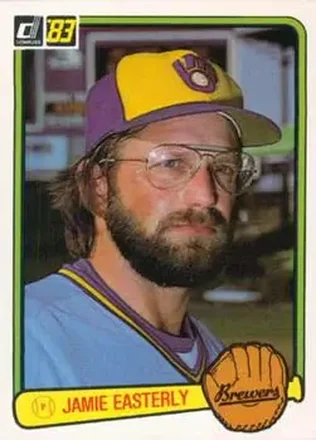 1983 Donruss #280 - Jamie Easterly - Milwaukee Brewers