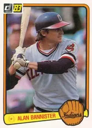 1983 Donruss #285 - Alan Bannister - Cleveland Indians