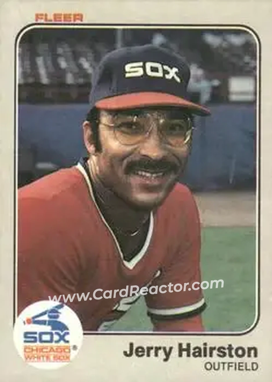 1983 Fleer #236 - Jerry Hairston - Chicago White Sox - Front 1983 Fleer #236 - Jerry Hairston - Chicago White Sox - Front