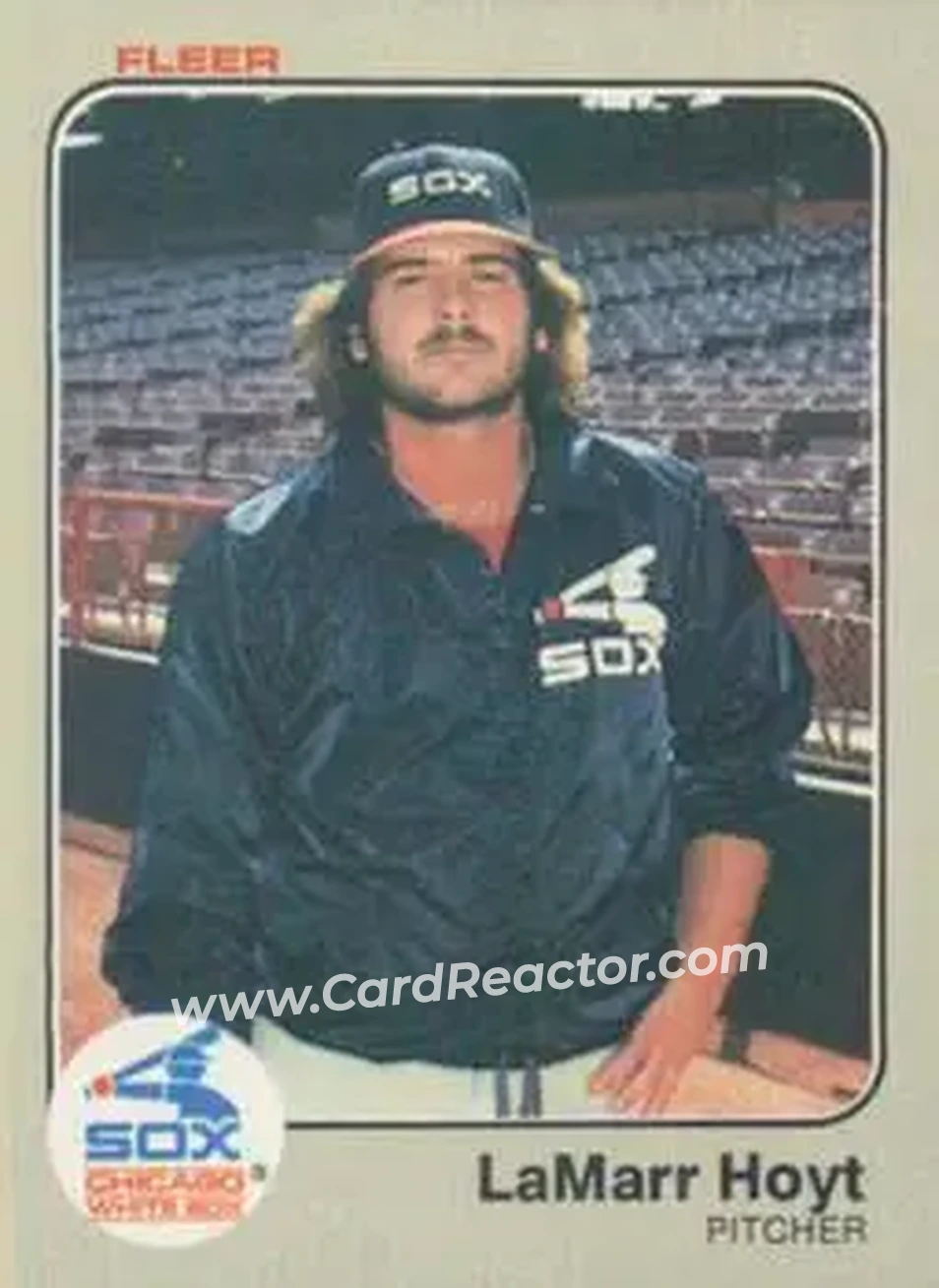 1983 Fleer #238 - LaMarr Hoyt - Chicago White Sox - Front 1983 Fleer #238 - LaMarr Hoyt - Chicago White Sox - Front
