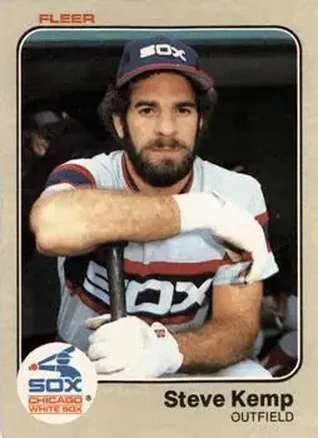 1983 Fleer #239 - Steve Kemp - Chicago White Sox