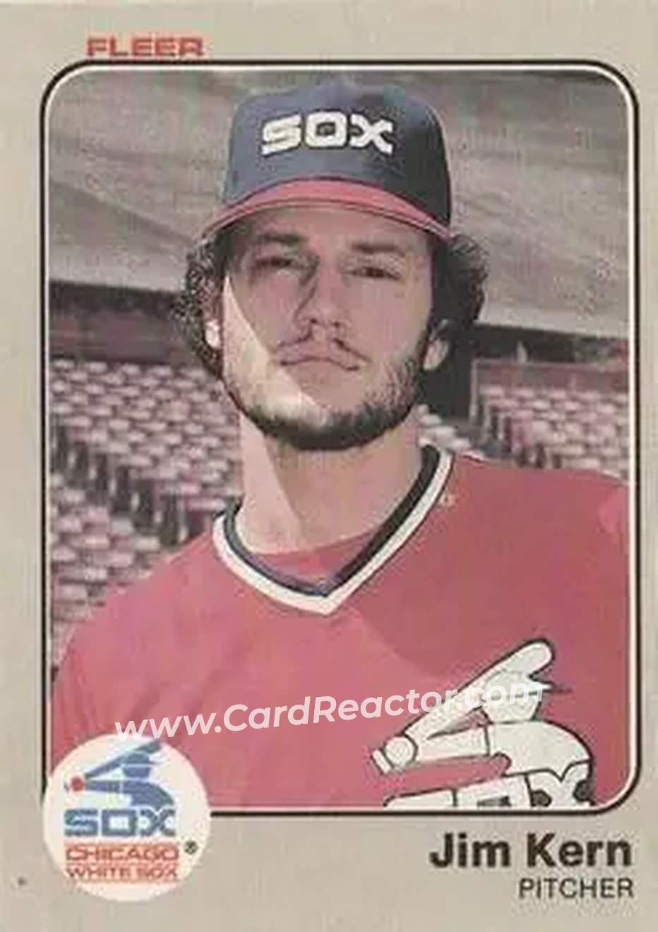 1983 Fleer #240 - Jim Kern - Chicago White Sox - Front