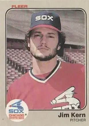 1983 Fleer #240 - Jim Kern - Chicago White Sox