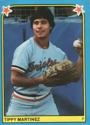 1983 Fleer Star Stickers #201 - Tippy Martinez - Baltimore Orioles