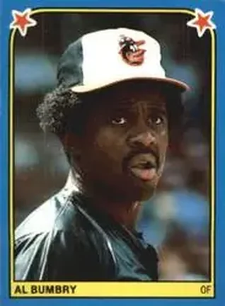 1983 Fleer Star Stickers #203 - Al Bumbry - Baltimore Orioles