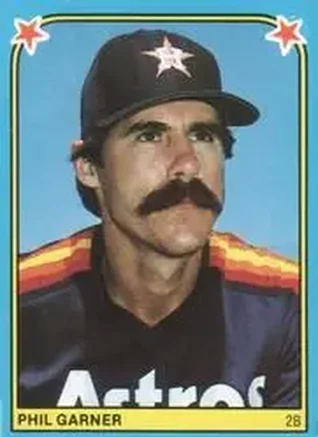 1983 Fleer Star Stickers #205 - Phil Garner - Houston Astros