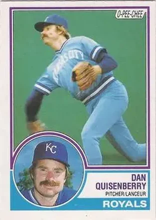 1983 O-Pee-Chee #155 - Dan Quisenberry - Kansas City Royals 1983 O-Pee-Chee #155 - Dan Quisenberry - Kansas City Royals