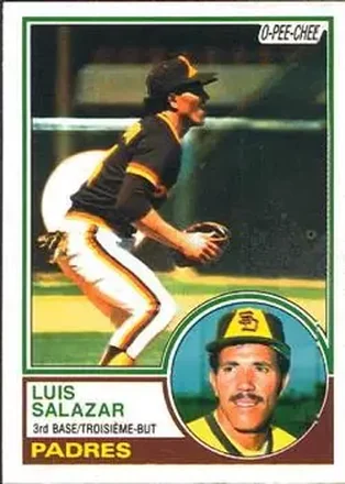 1983 O-Pee-Chee #156 - Luis Salazar - San Diego Padres 1983 O-Pee-Chee #156 - Luis Salazar - San Diego Padres