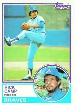 1983 Topps #207 - Rick Camp - Atlanta Braves