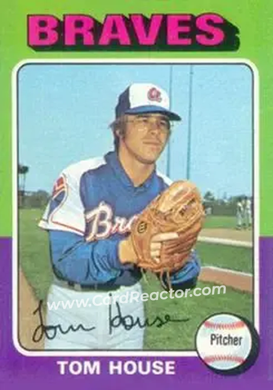 1975 Topps #525 - Tom House - Atlanta Braves - Front