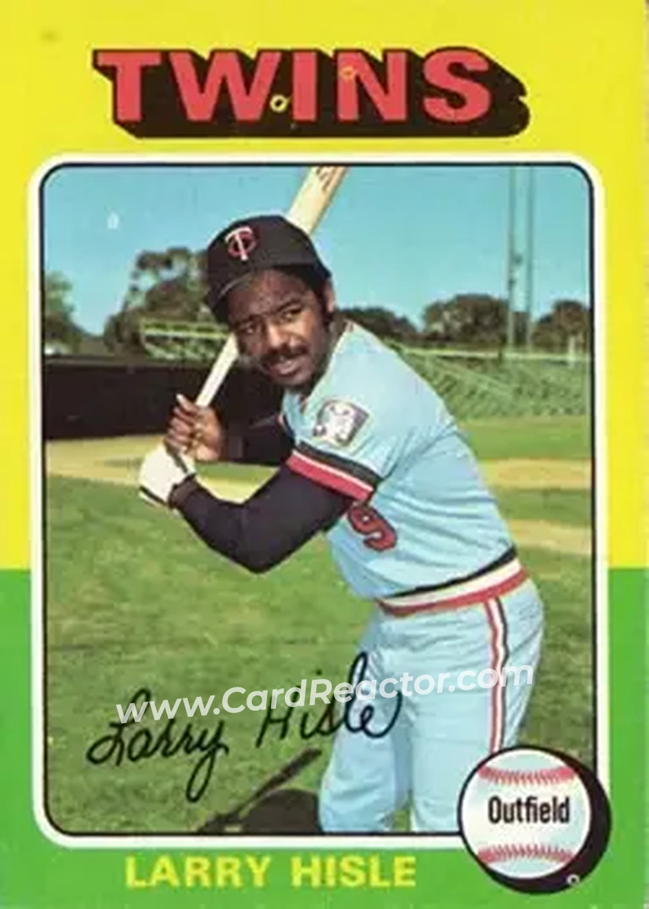 1975 Topps #526 - Larry Hisle - Minnesota Twins - Front