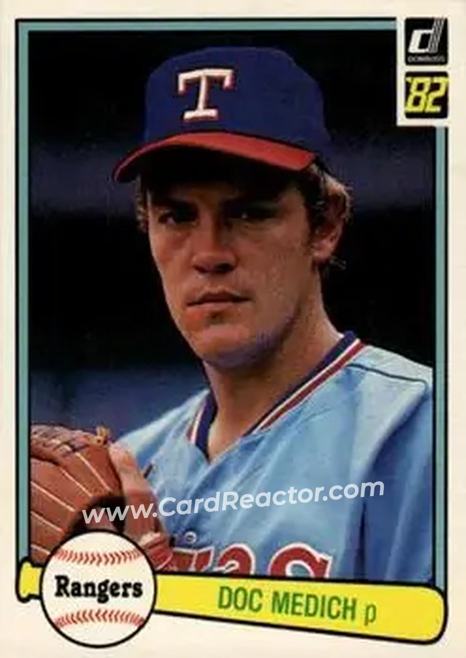 1982 Donruss #142 - George Medich - Texas Rangers - Front 1982 Donruss #142 - George Medich - Texas Rangers - Front
