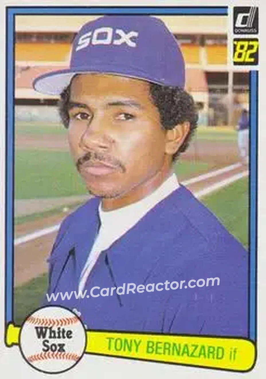 1982 Donruss #143 - Tony Bernazard - Chicago White Sox - Front 1982 Donruss #143 - Tony Bernazard - Chicago White Sox - Front