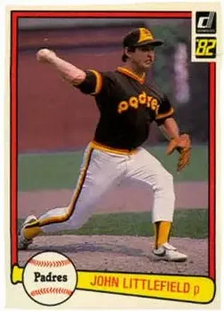 1982 Donruss #145 - John Littlefield - San Diego Padres 1982 Donruss #145 - John Littlefield - San Diego Padres
