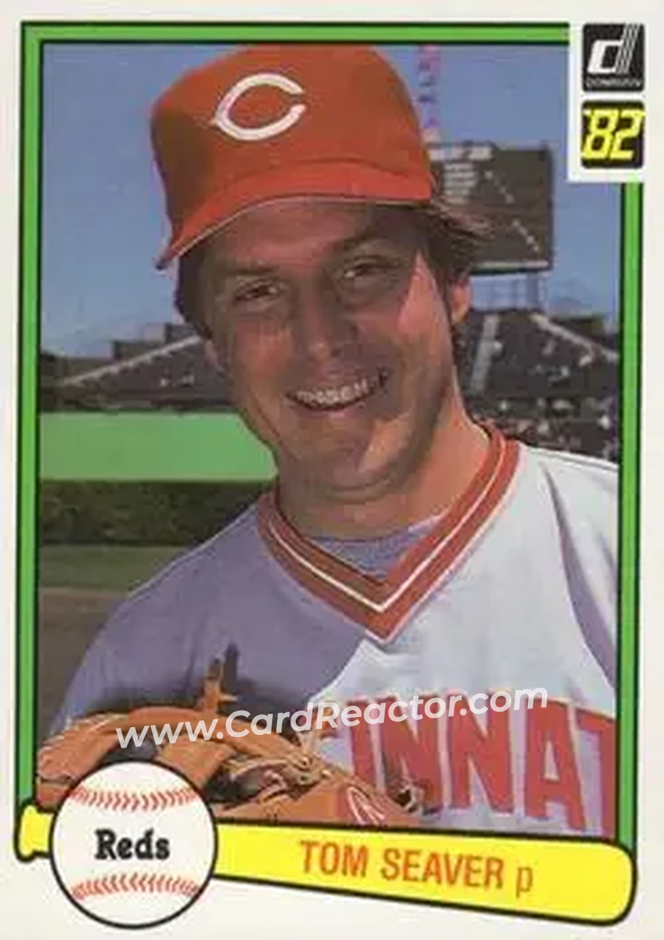 1982 Donruss #148 - Tom Seaver - Cincinnati Reds - Front