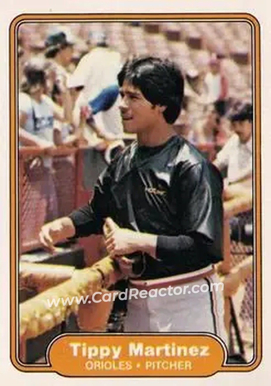 1982 Fleer #171 - Tippy Martinez - Baltimore Orioles - Front