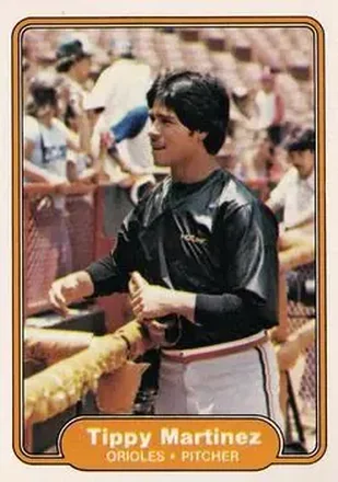 1982 Fleer #171 - Tippy Martinez - Baltimore Orioles