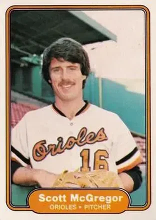 1982 Fleer #172 - Scott McGregor - Baltimore Orioles