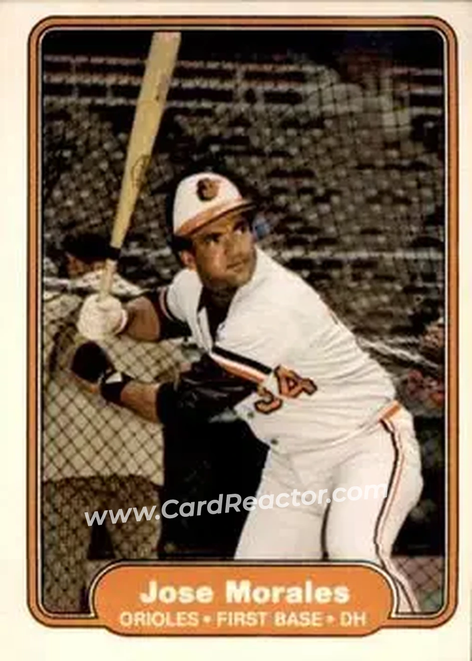 1982 Fleer #173 - Jose Morales - Baltimore Orioles - Front 1982 Fleer #173 - Jose Morales - Baltimore Orioles - Front