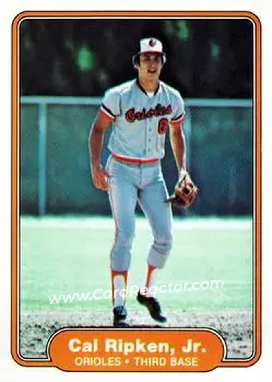 1982 Fleer #176 - Cal Ripken - Baltimore Orioles - Front
