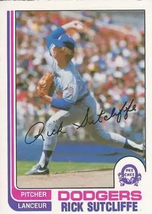 1982 O-Pee-Chee #141 - Rick Sutcliffe - Los Angeles Dodgers