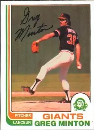 1982 O-Pee-Chee #144 - Greg Minton - San Francisco Giants