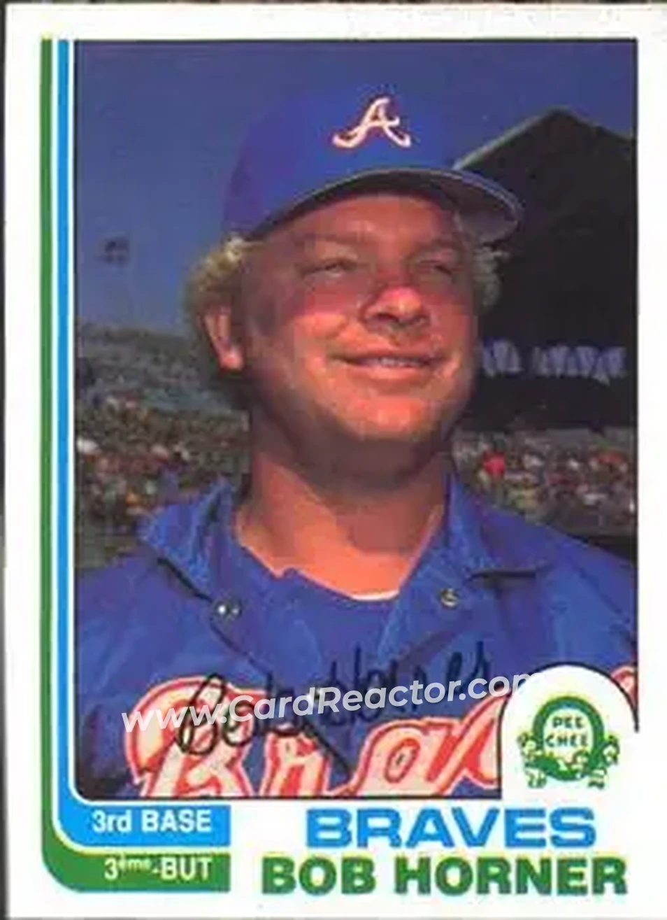 1982 O-Pee-Chee #145 - Bob Horner - Atlanta Braves - Front 1982 O-Pee-Chee #145 - Bob Horner - Atlanta Braves - Front