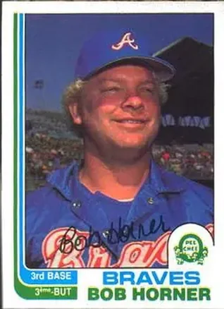 1982 O-Pee-Chee #145 - Bob Horner - Atlanta Braves