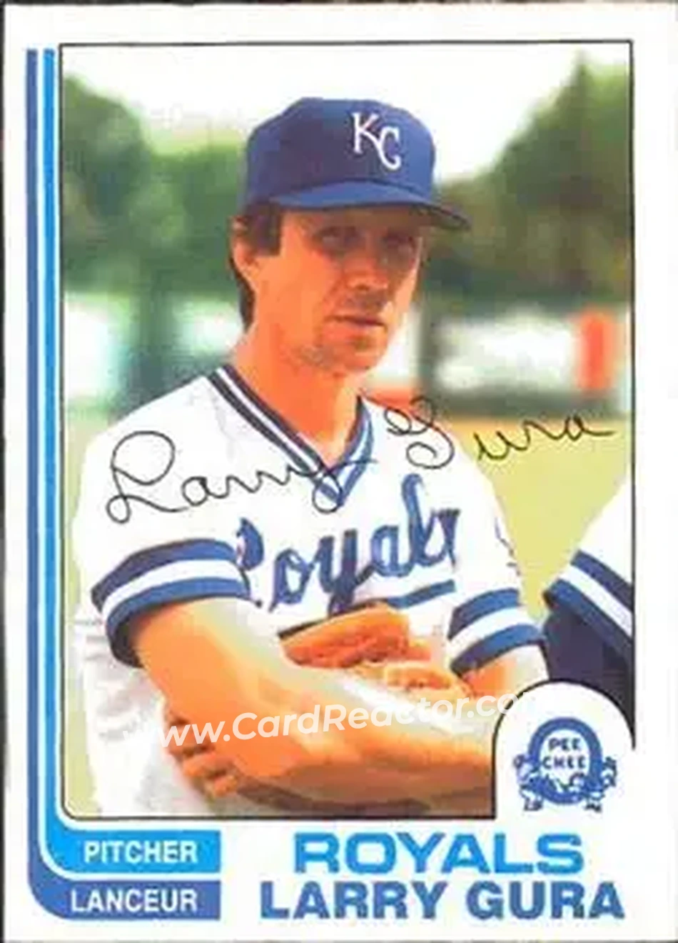 1982 O-Pee-Chee #147 - Larry Gura - Kansas City Royals - Front 1982 O-Pee-Chee #147 - Larry Gura - Kansas City Royals - Front