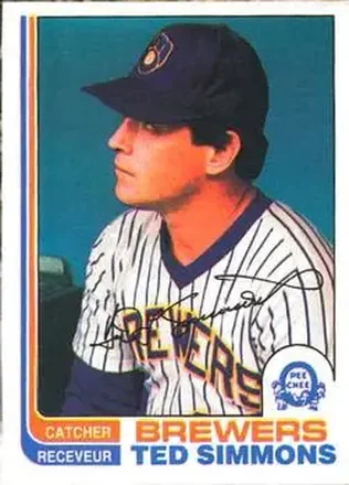 1982 O-Pee-Chee #150 - Ted Simmons - Milwaukee Brewers