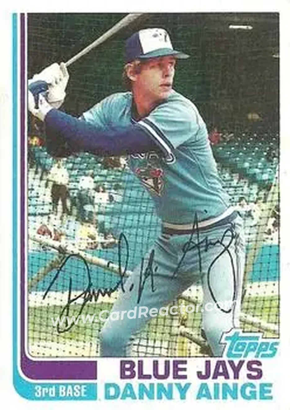 1982 Topps #125 - Danny Ainge - Toronto Blue Jays - Front