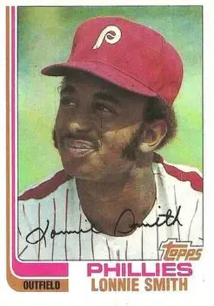1982 Topps #127 - Lonnie Smith - Philadelphia Phillies