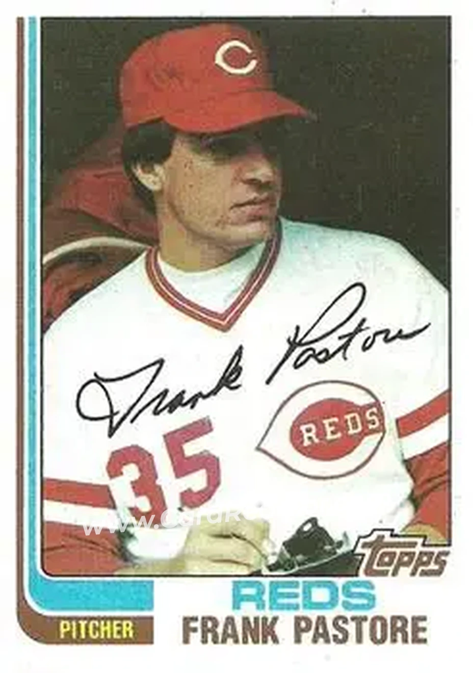 1982 Topps #128 - Frank Pastore - Cincinnati Reds - Front