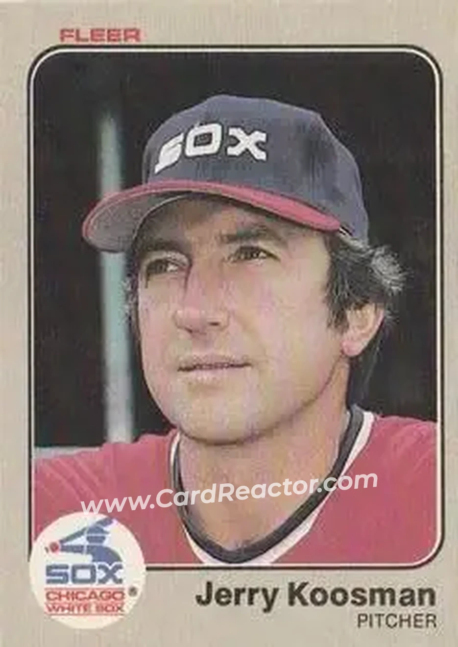 1983 Fleer #242 - Jerry Koosman - Chicago White Sox - Front