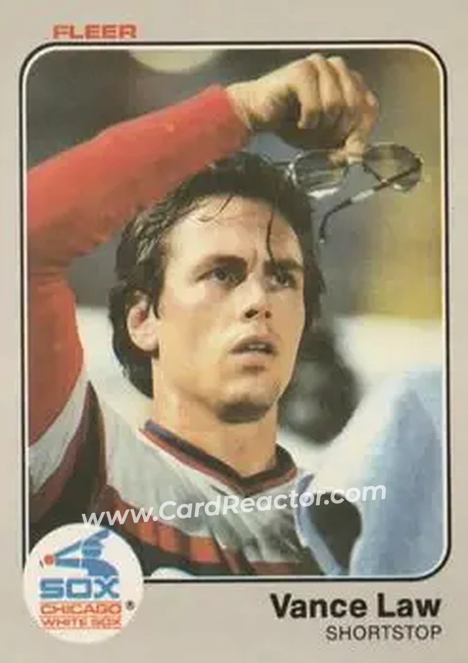 1983 Fleer #245 - Vance Law - Chicago White Sox - Front 1983 Fleer #245 - Vance Law - Chicago White Sox - Front