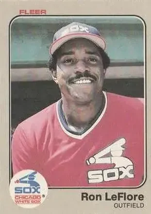 1983 Fleer #246 - Ron LeFlore - Chicago White Sox